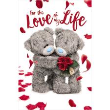 3D Holographic Love Of My Life Me to You Bear Valentine's Day Card Image Preview